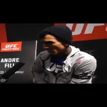 Andre Touchy Fili UFC Gdansk Media Day Scrum