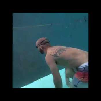 Cowboy Cerrone Underwater Kettlebell Training
