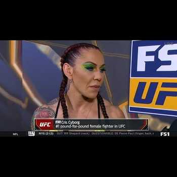 Cris Cyborg Discusses UFC 219 Post Weigh In Interview