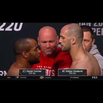Daniel Cormier v Volkan Oezdemir UFC 220 Face Off