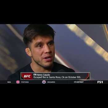 Henry Cejudo Post UFC 218 Weigh In Interview Discusses Santa Rosa Fires