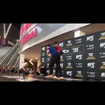 Khabib Nurmagomedov UFC 219 Open Workout