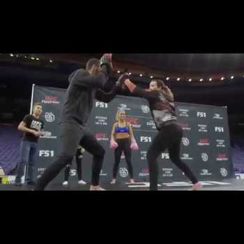 Paige VanZant Brings Fans on Stage of UFC St Louis Open Workout Dance Off