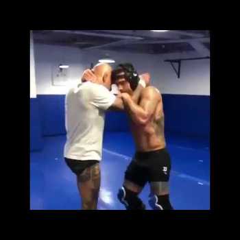 Rafael dos Anjos Training the Clinch Body Work He Did on Robbie Lawler