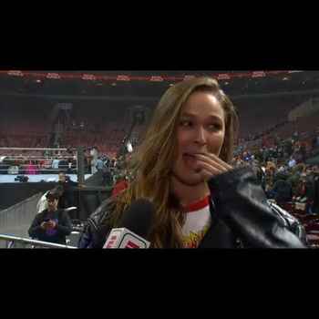 Ronda Rousey Discusses WWE Debut Left Almost Speechless Looks Like the Happiest Shes Been in Years