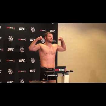 Stipe Miocic UFC 220 Early Weigh In