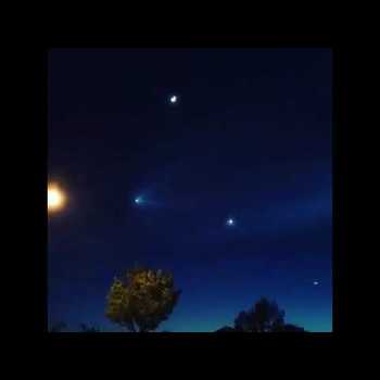 Tito Ortiz Films UFO or Comet What Do You Think It Is