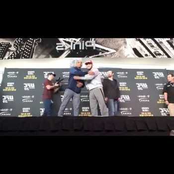 UFC 219 Cyborg v Holm Ultimate Media Day Face Off