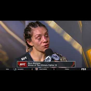 UFCs Inaugural Womens Flyweight Champion Nicco Montano Discusses Her Title Win at TUF 26 Finale