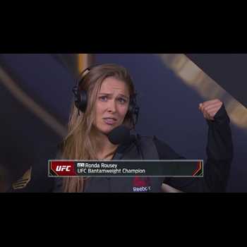 Ronda Rousey thinks Holly Holms sweetness is a fake act and she doesnt like it