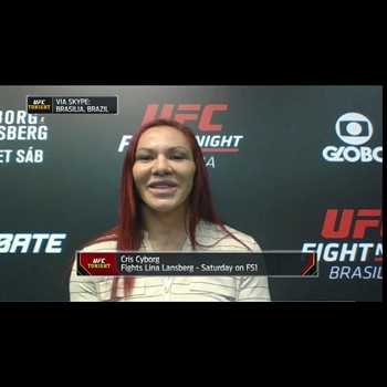 Cyborg thinks talking about her weight cut and Ronda Rousey are annoying UFC Tonight