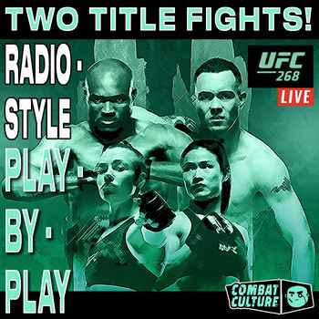 UFC 268 LIVE YT Radio Style PBP USMAN VS