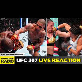  UFC 307 LIVE Reaction w Aaron Bronsteter Pereira KO win TERRIBLE judging Did Pena Win