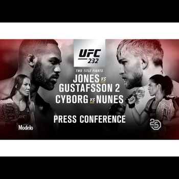 UFC 232 Alexander Gustafsson Media Scrum