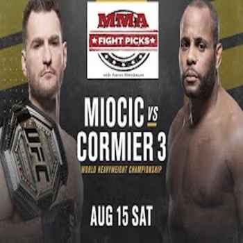 MMA Fight Picks UFC252 Stipe Miocic vs D