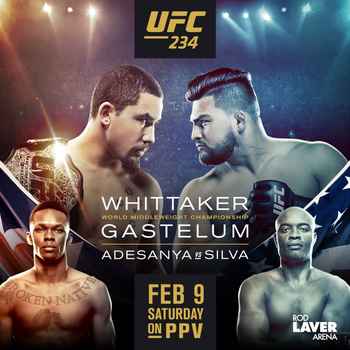 MMA Fight Picks UFC234 Whittaker vs Gast