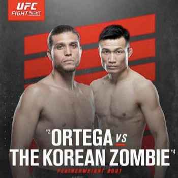 352 UFC Fight Island 6 Korean Zombie vs 
