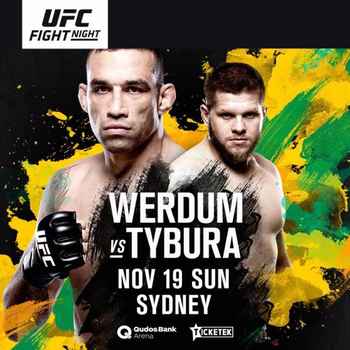 190 UFC Sydney Werdum vs Tybura Edition 