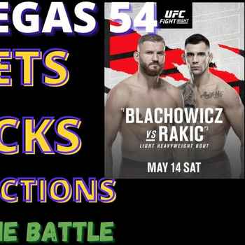 431 UFC Vegas 54 Blachowicz Vs Rakic Bet
