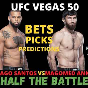 421 UFC Vegas 50 Santos Vs Ankalaev Bets