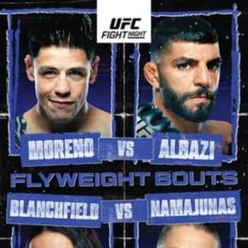  189 UFC Moreno vs Albazi