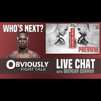 LIVE CHAT UFC Boise Preview UFCs WWE Era Adesanyas Next Fight with Brendan Dorman