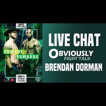 UFC Singapore Preview w Brendan Dorman Should Oblique Kicks Be Banned OFT LIVE CHAT