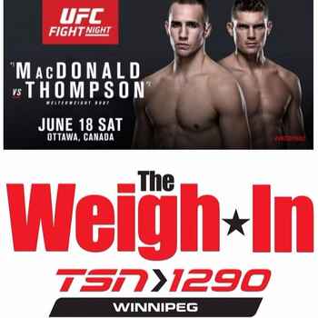 WEIGH IN Rory MacDonald Stephen Thompson