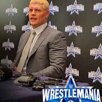 Cody Rhodes WWE WrestleMania 38 Media Sc