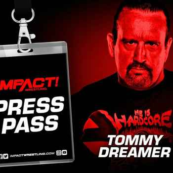 Tommy Dreamer IMPACT Press Pass w DLo Br